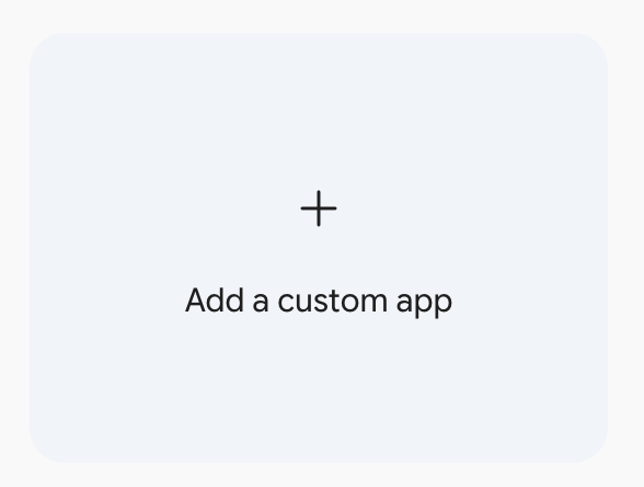 Add a custom app in Gemini Spark
